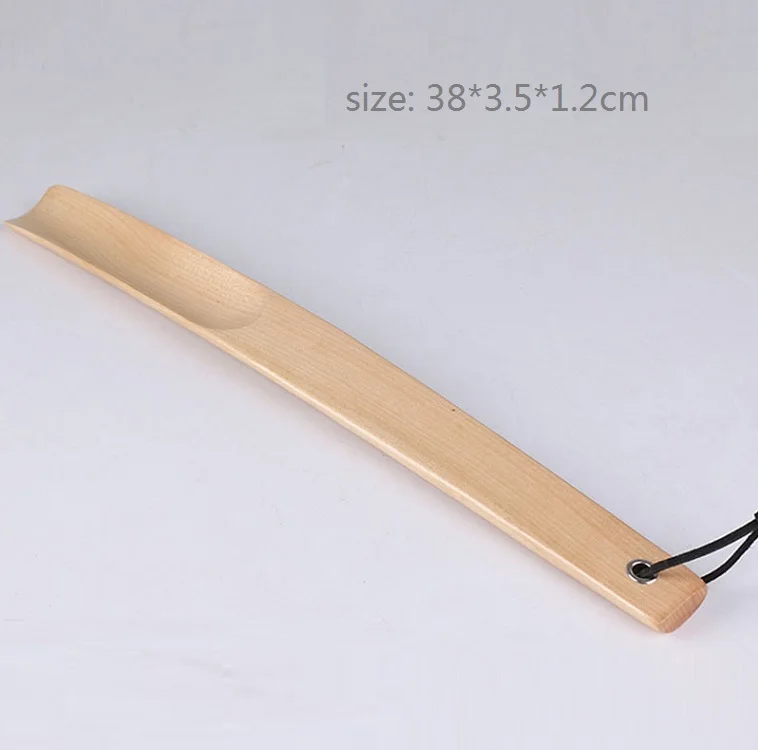 38cm long lotus wood shoe horn