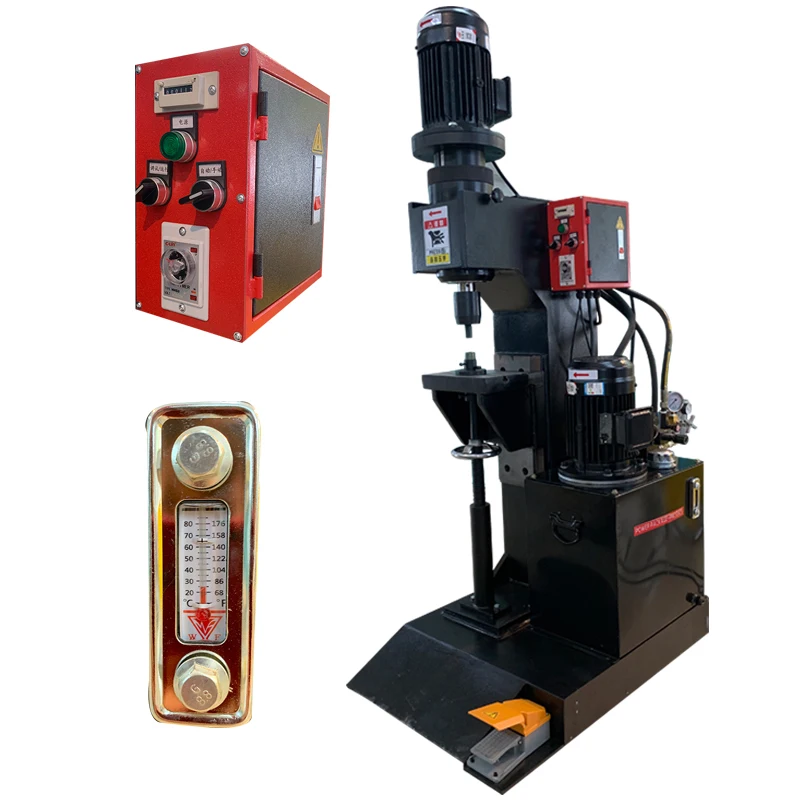 Good Quality  Hydraulic Riveting Machine Machine Orbital Riveting ForSafety Belt Part