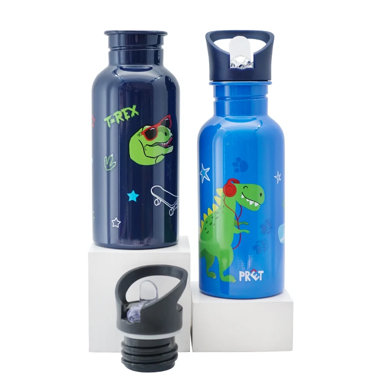 2021 Sport Bike Cheap Big Single Wall Straw Aluminum Water Bottle 1 Liter