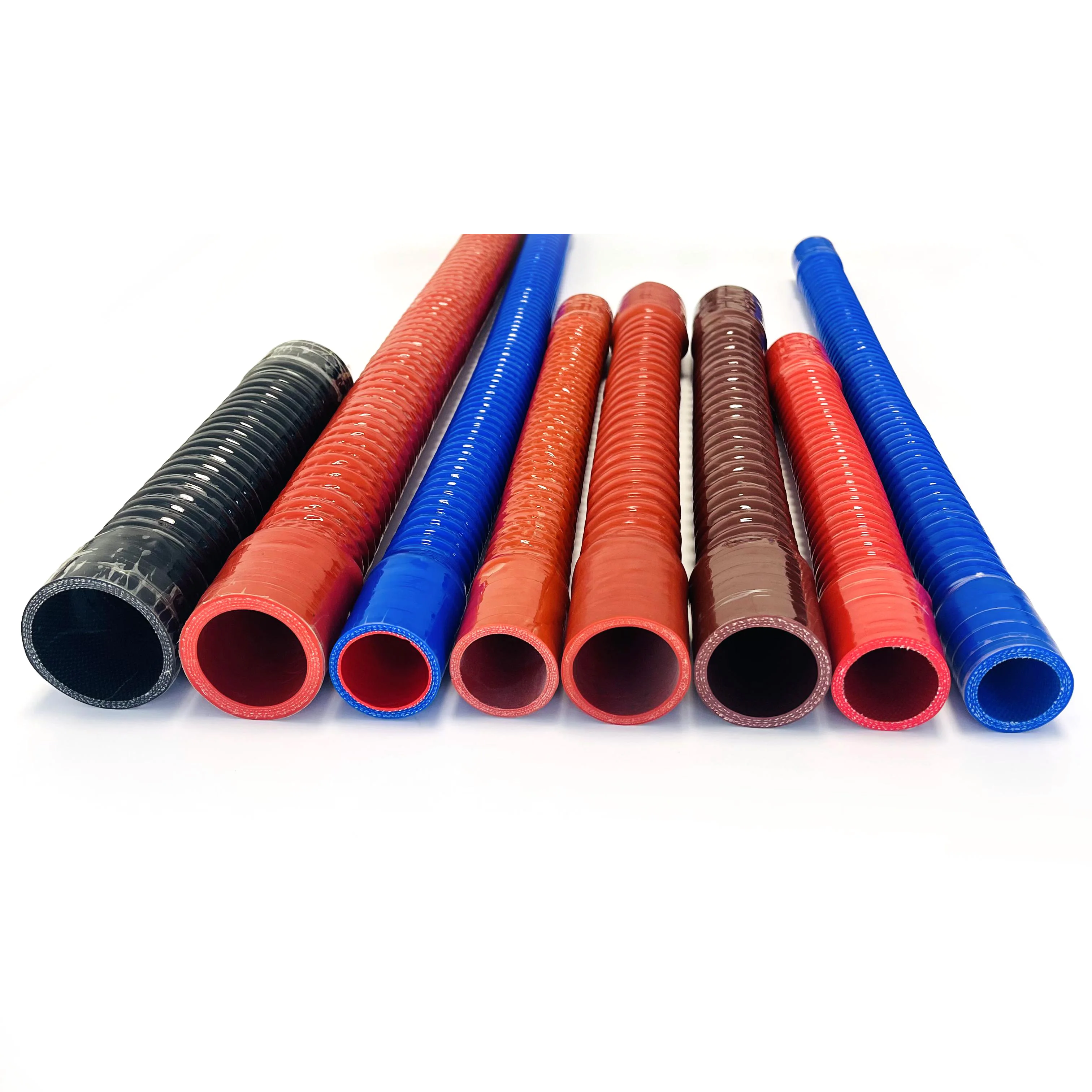 Hot sale intercooler Corrugated wavy hose steel wire rubber hose