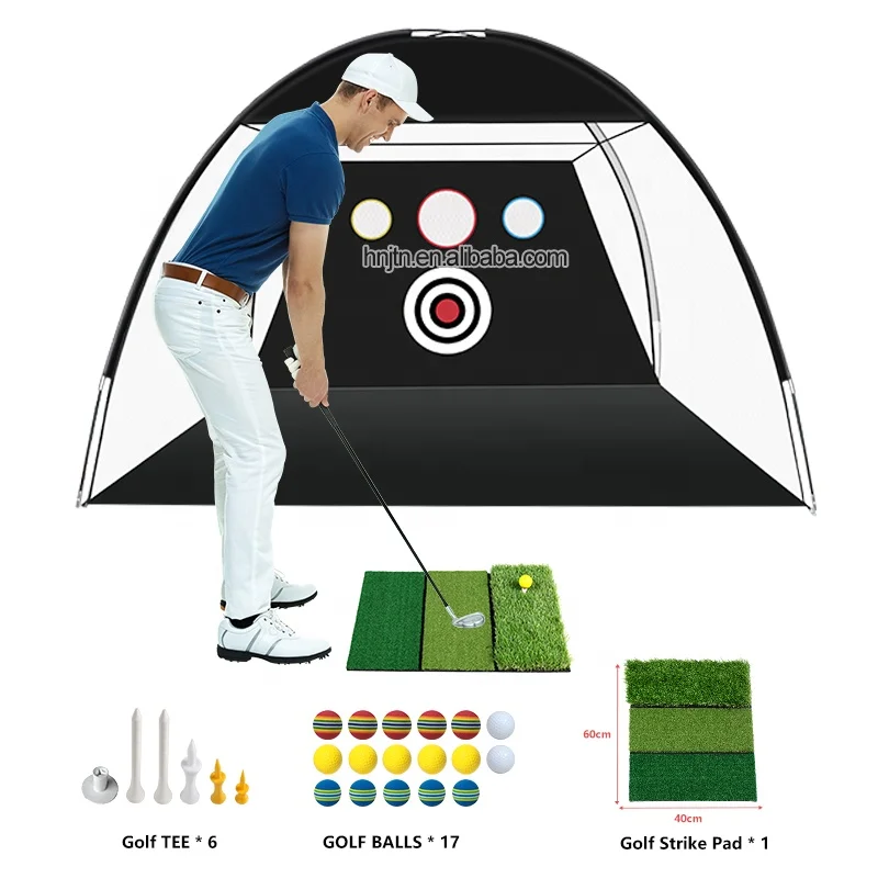 golf net practice target net outdoor indoor golf hitting chipping net golf driving range netting