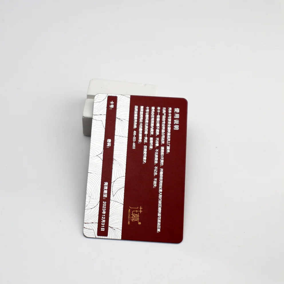 Smart NFC Card Custom ISO 14443 A RFID 888 byte PVC NFC Business Cards