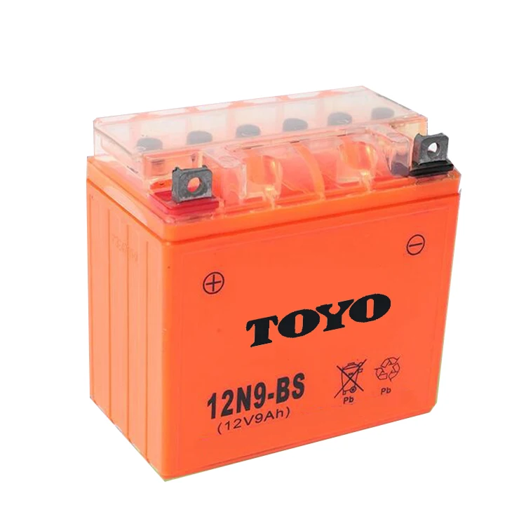 TOYO 12N9  good price energy start dry Maintenance Free Longlife Deep Cycle Sealed SMF Motorcycle AGM Battery
