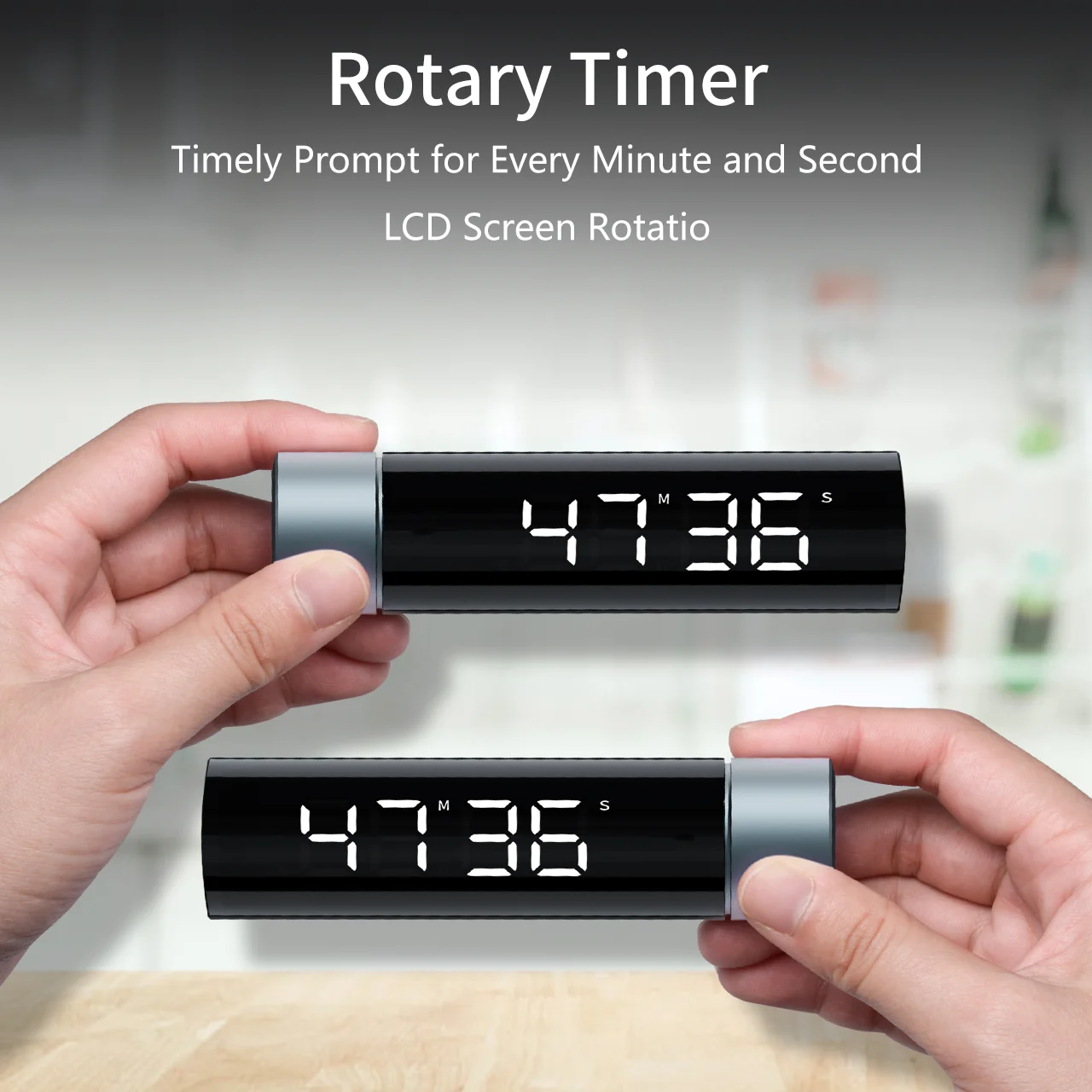 
Magnetic LCD Digital Kitchen Countdown Timer Alarm with Kitchen Timer Practical Cooking Timer 