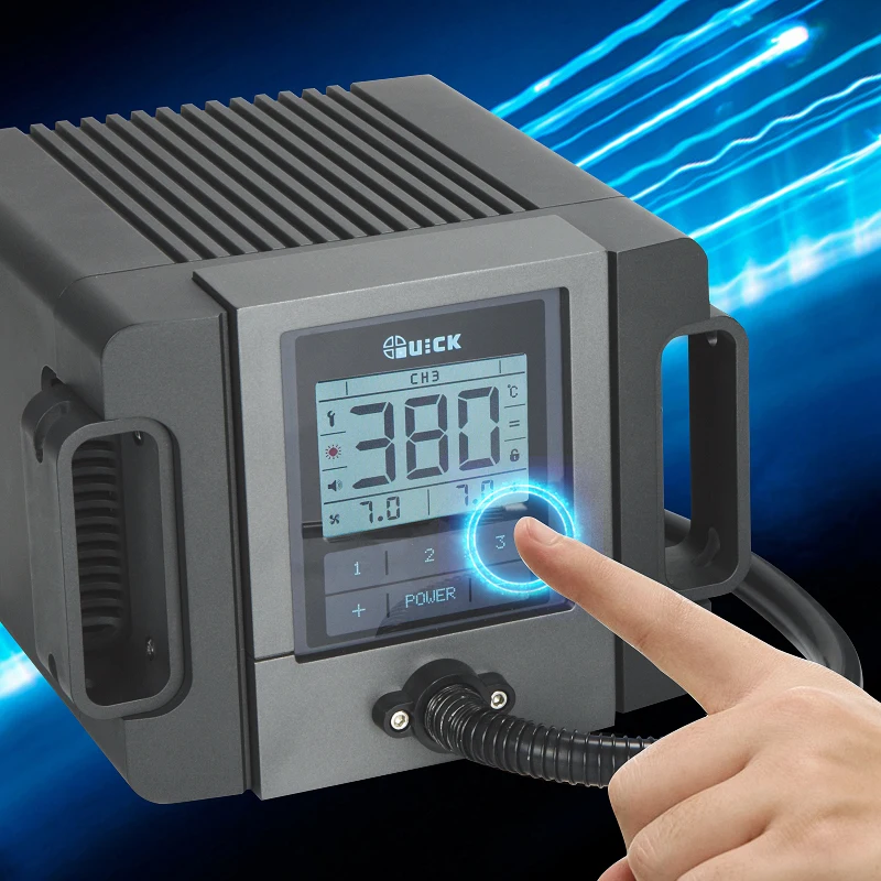Quick Intelligent 200W Desoldering Station Touch Screen Powerful Rework for Soldering TR1100