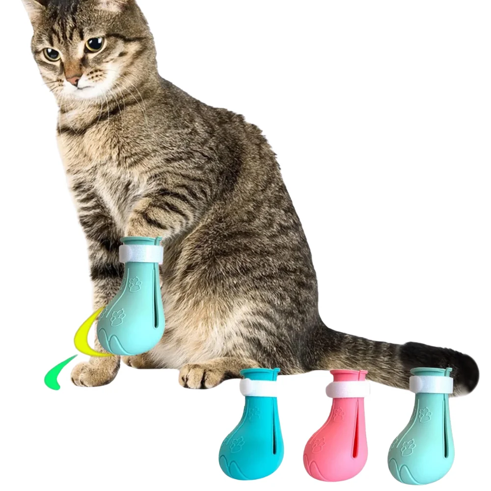 Geerduo Pet Многофункциональные Силиконовые мягкие удобные регулируемые ботинки для чистки собак и кошек