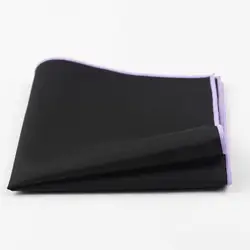 Мужской Хлопковый носовой платок в солнечном стиле, Черный Карманный квадратный цветной носовой платок, повседневное полотенце 23*23 см