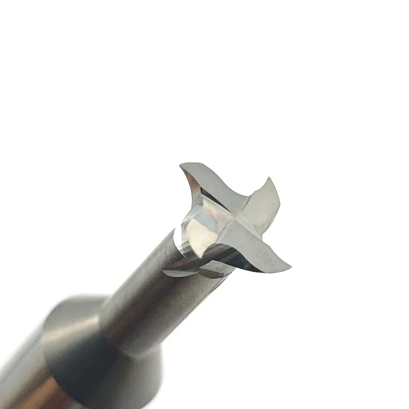 Tungsten steel dovetail cutter with integral hard alloy 30/45/60/75 degree dovetail groove milling cutter