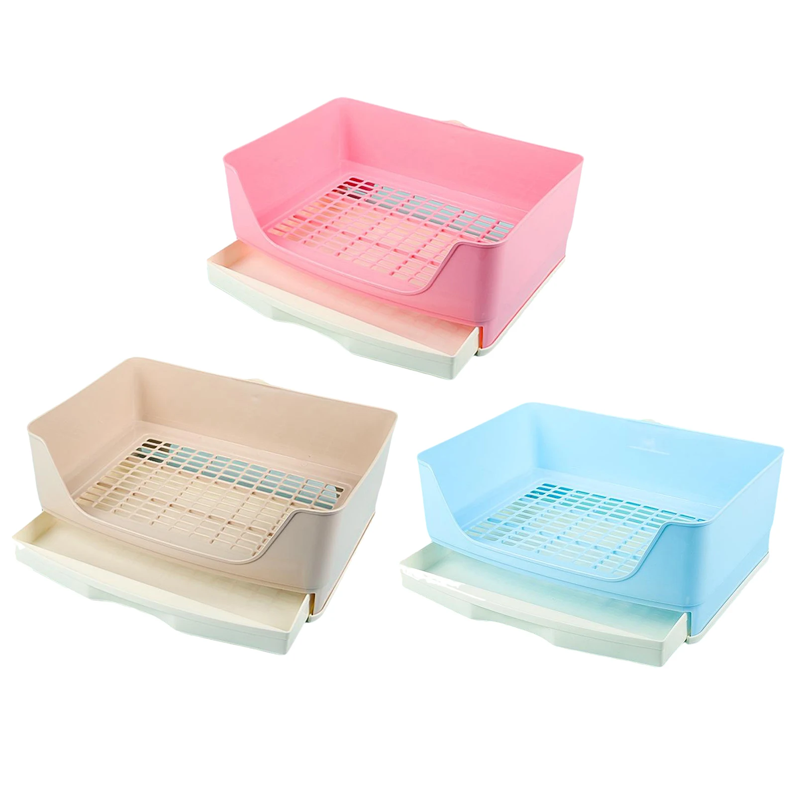Japanese Drawer Rabbit Toilet Anti-vacuum Plastic Foot Bottom Net Rabbit Supplies Full Pot