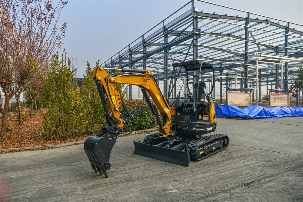 1 Ton New Cheap Mini Excavator Tractor Prices Micro Excavator For Sale