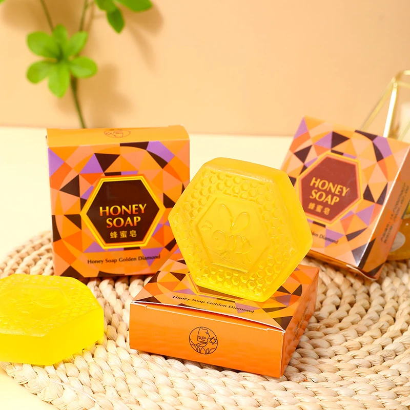 Wholesale Bath Soap Natural Organic Skin Whitening Face Body Bath Cleansing Handmade Honey Soap Bar