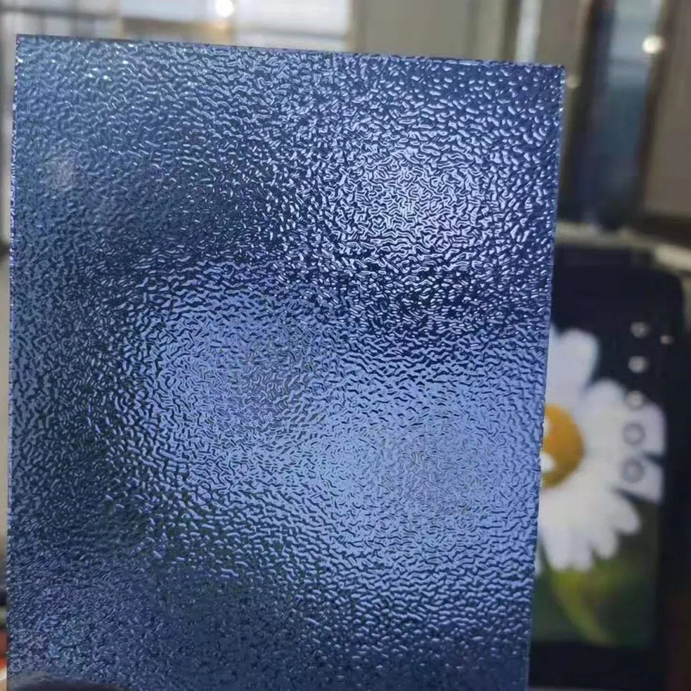 4mm 5mm 6mm 8mm 10mm Obscure Decorative Moru Pattern Glass Sheet for Door Large Size clear Ribbed Pattern Tempered Glass