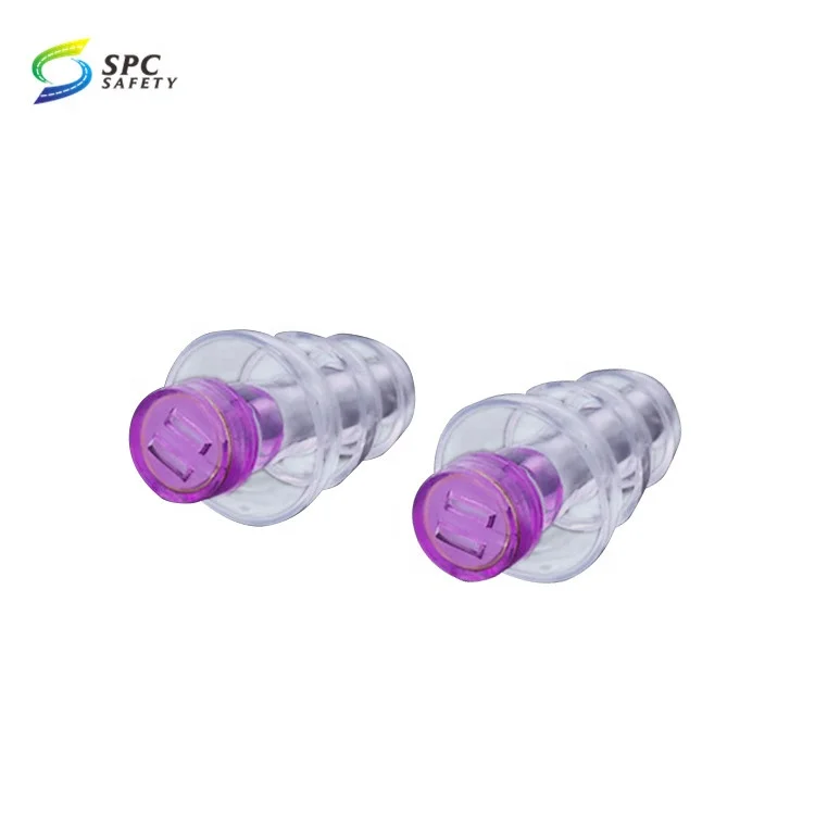 Invisible Reusable Noise reduction hearing protection music ear plugs High fidelity concert earplugs for Musicians listener fans