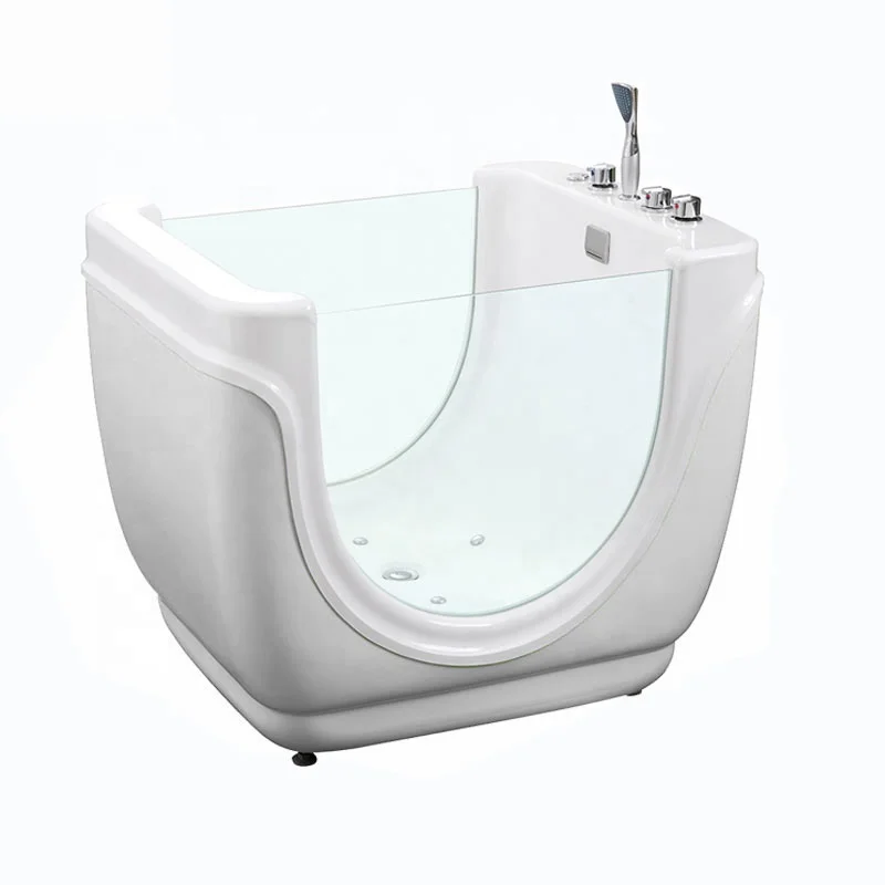 European Style Indoor  Led Lights Baby Spa Bath Freestanding l Massage Bathtub Baby Spa