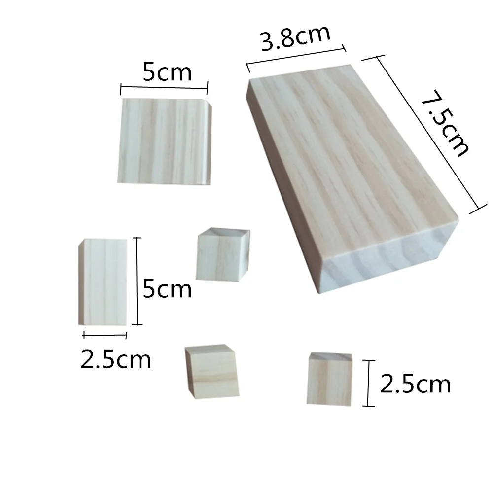 Индивидуальные и оптовые продажи деревянные квадратные блоки из натуральной сосны