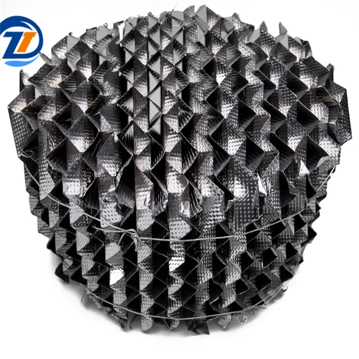 Metal Stainless Steel  corrugated plate metal structured packing