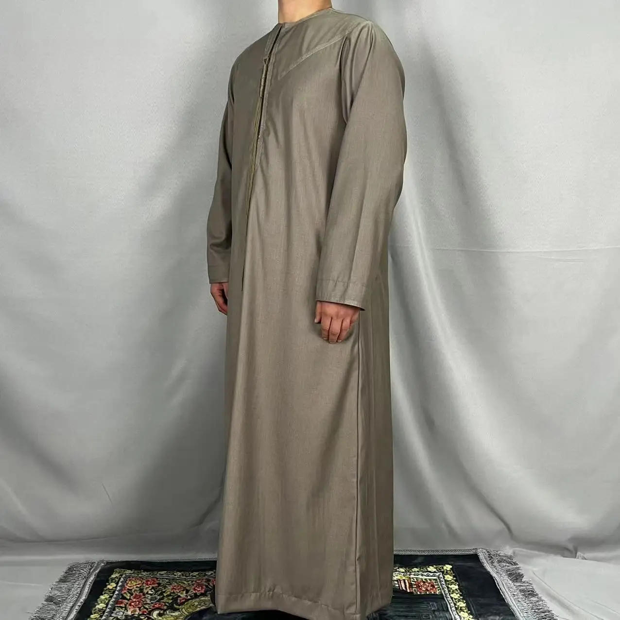 HJ EMMR03 Middle East National Style Turkish Caftan Robes Wholesale Jubba Thobe Arab Alharamain Men