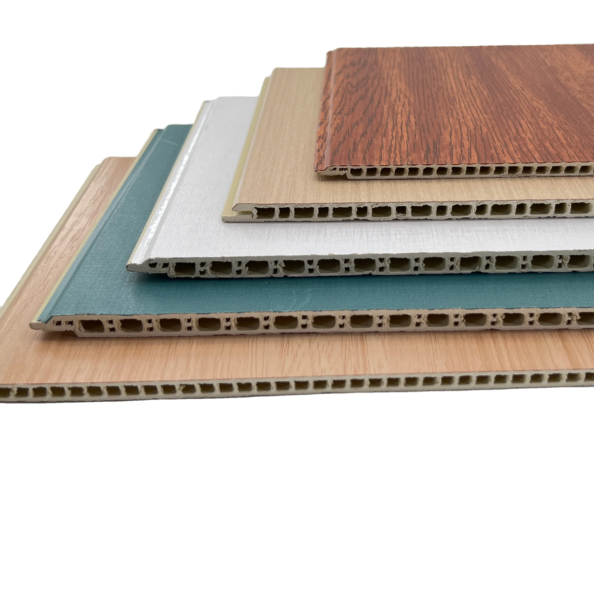 Office and hotel pvc wall decorative board paint free wpc wall panel