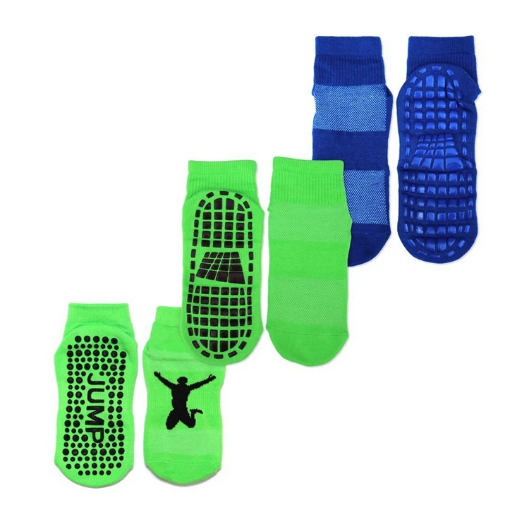 FY-N1189 Bulk Wholesale Custom Trampoline Socks Playground Socks for Sale