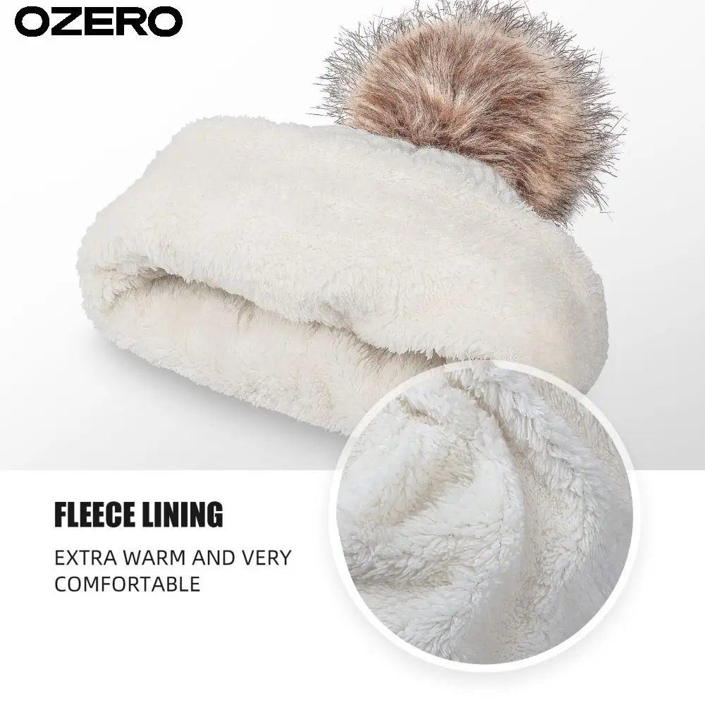 Custom Branding OZERO Odor-resistant Urban Exploration Polyester Windproof Flexible Winter Beanie Hats For Men Women