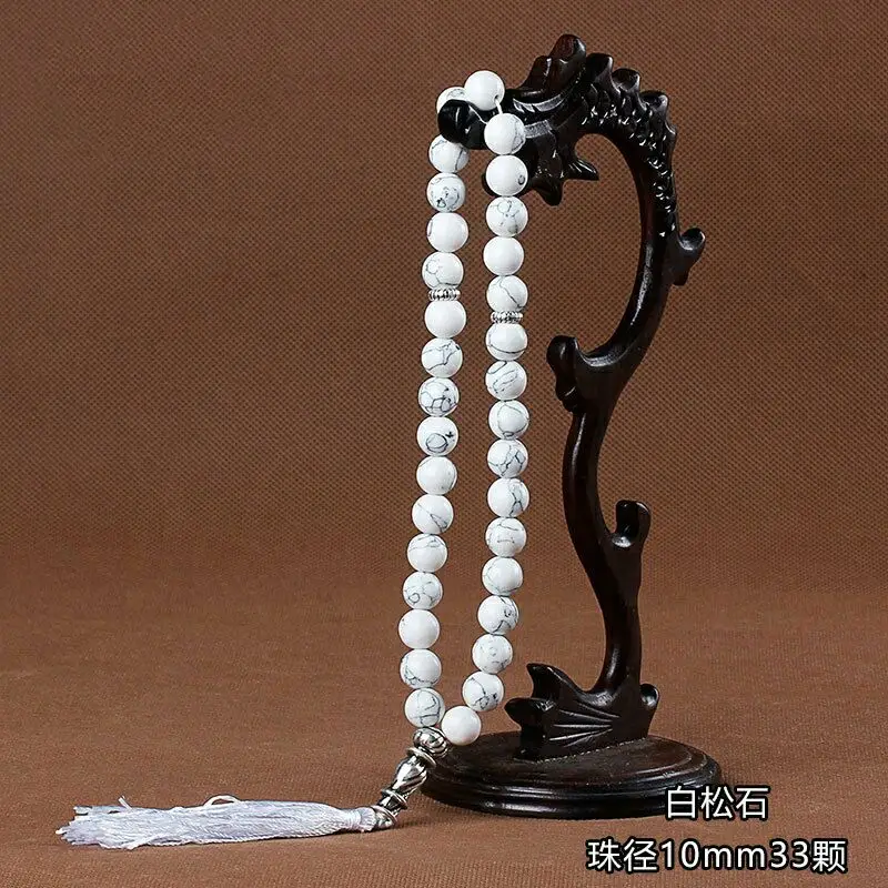 Hot selling 33 Jade Agate Crystal Muslim Rosary Bracelet Bracelet Jewelry crystal Muslim Rosary Beads