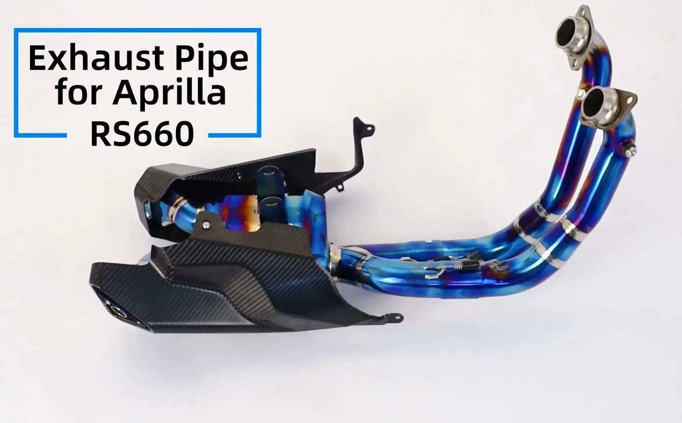 Мотоциклетный Титановый Глушитель Выхлопной Трубы Aprilla RS660, запчасти для системы выхлопной трубы
