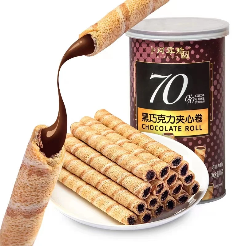Cocoa 85g Chocolate Roll Roll Roll Biscuits Crispy Biscuits
