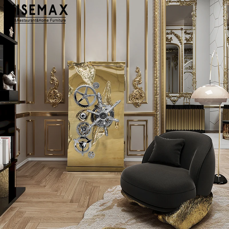 WISEMAX мебель итальянская роскошная вилла сейф для гостиной высококачественные замки спальни из нержавеющей стали шкаф сейфов дома