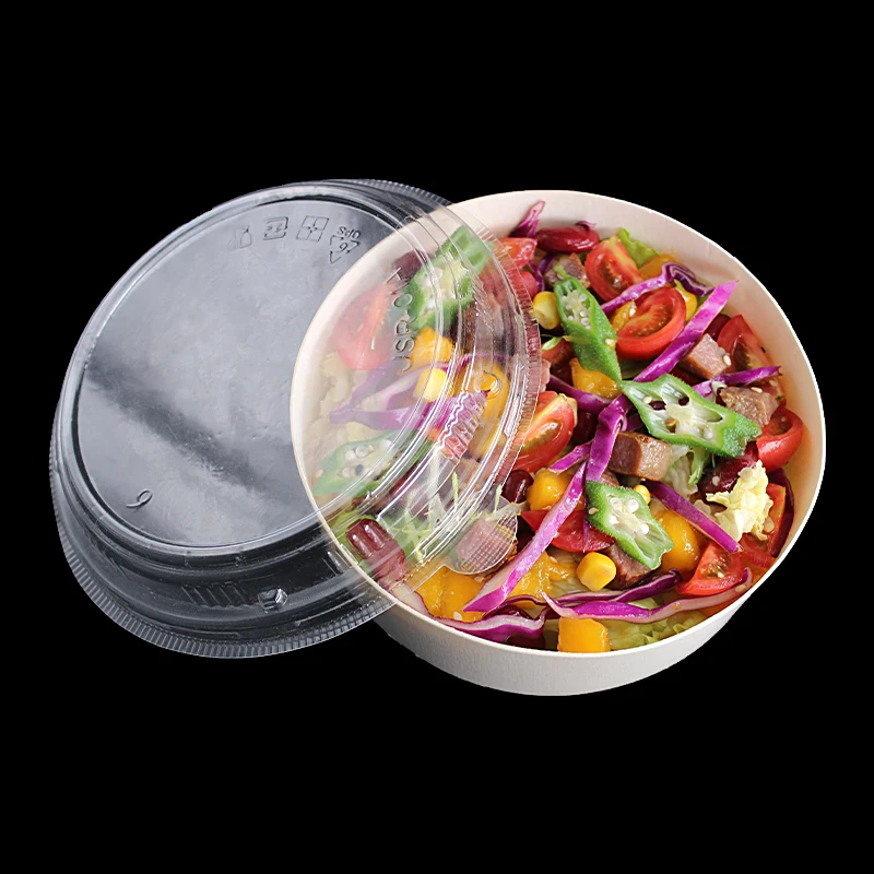 Pizza Sandwich Box Vegetarian Food Tray With Lid Wooden Food Container Wholesale Wood Packaging