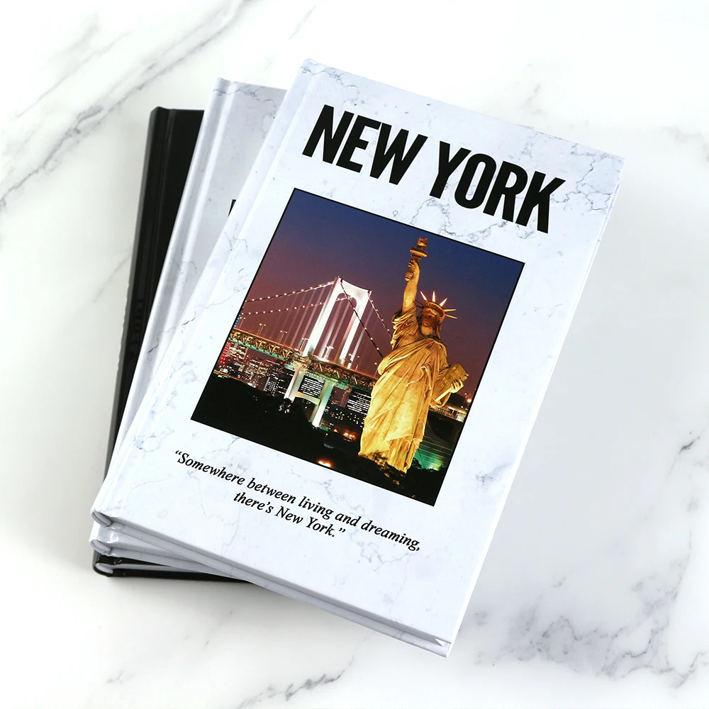 Home Decor Books hardcover Book Printing Hotel Coffee Table Decorative Dummy Decor Hard Cover Book With Blank Page