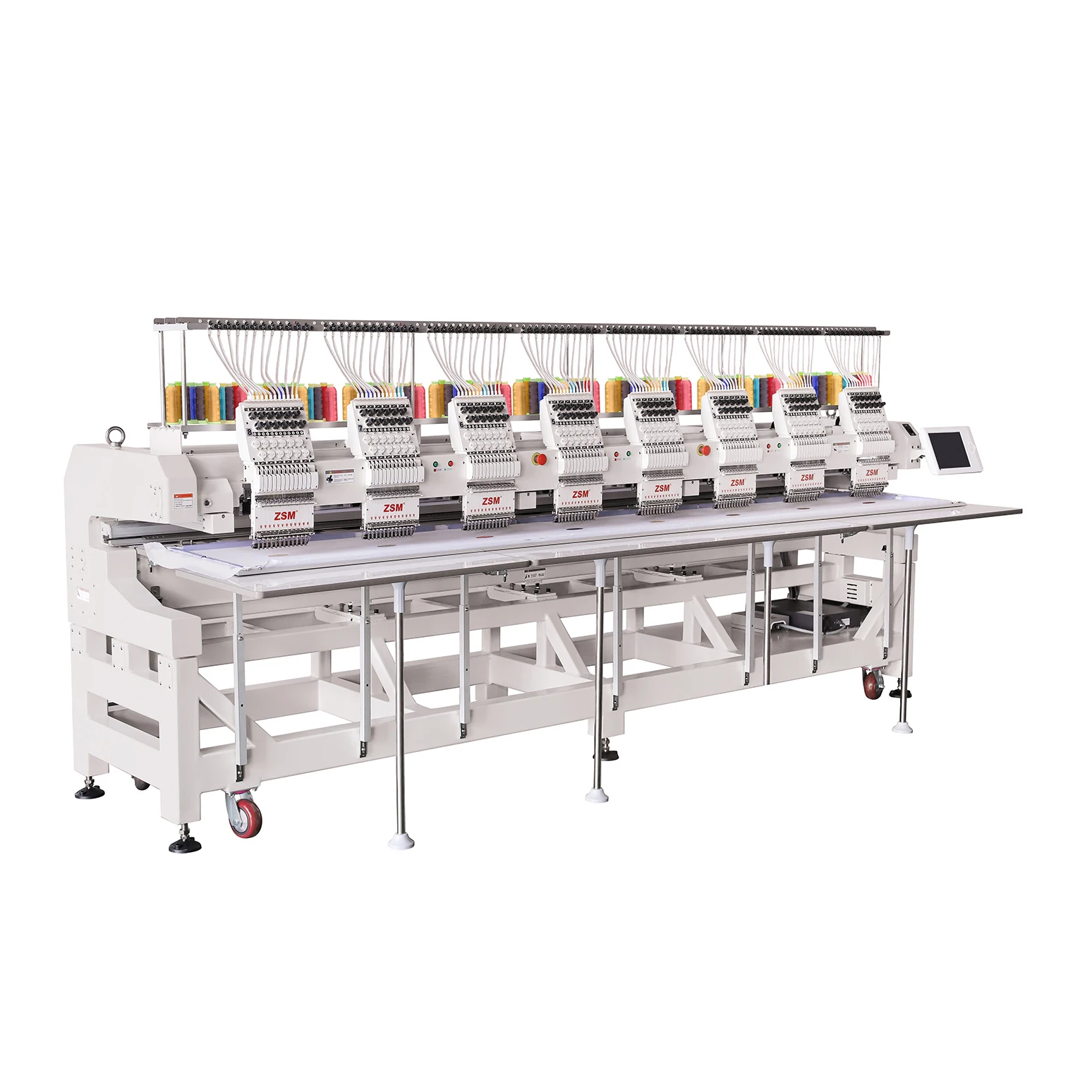 Wholesale Flat Embroidery Computerized Machine 8 Heads Industrial Automatic Embroidery Machine