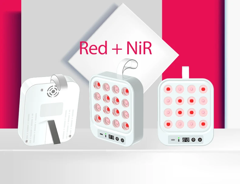 Portable Cordless Rechargeable Li-ion Battery Sport Recovery Pain Relief Mini Infrared Red Light Therapy Panel Device