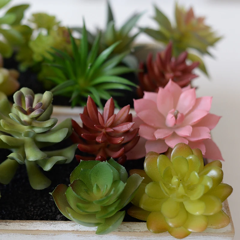 New small potted plants indoor decoration artificial plants unpotted artificial succulent plants