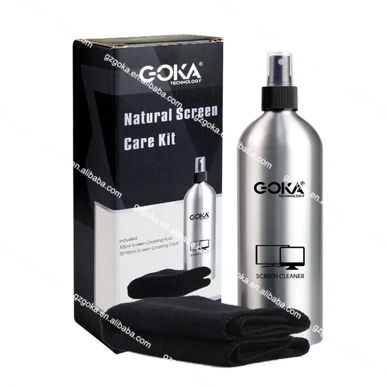 GOKA factory customizable  wholesale Mobile screen cleaner spray laptop screen cleaning agent LCD touchscreen cleaning kit
