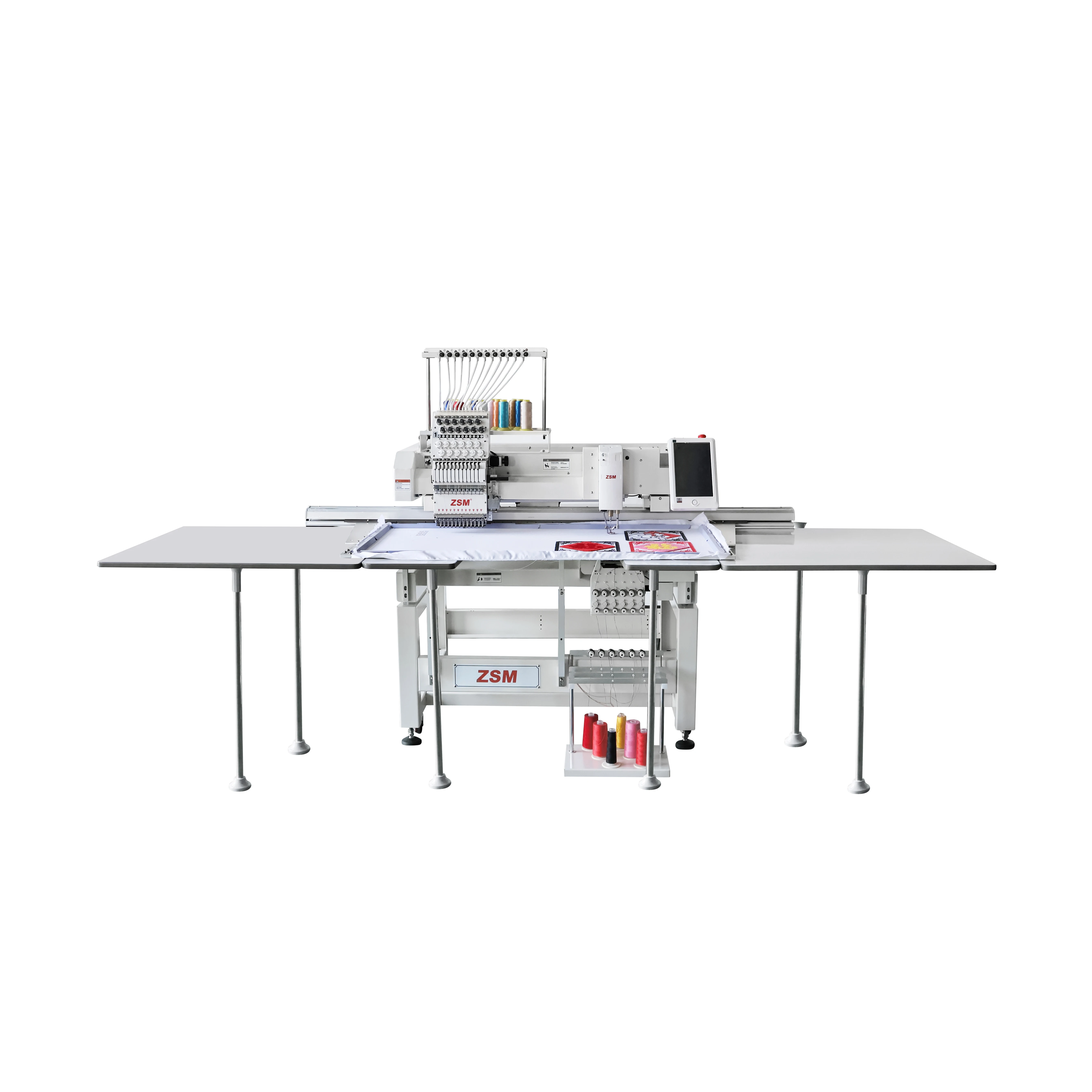 servo motor high speed mix flat chenille embroidery machine