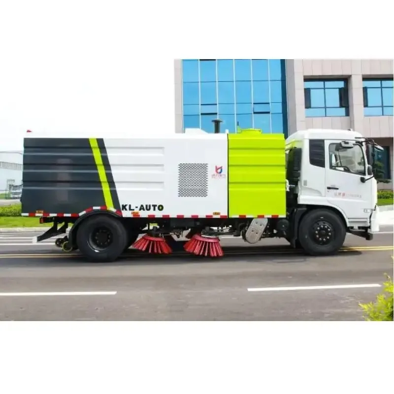 High Quality Dongfeng Tianjin 4x2 Road Cleaning Truck For Airport City Road 8CBM High Pressure Vacuum  Street Road Sweeper Truck