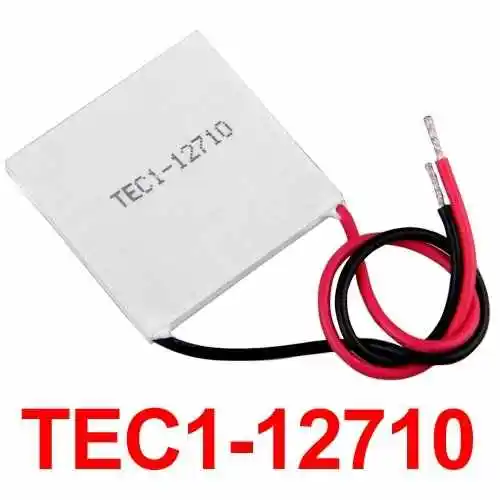 TEC1-12710 TEC Thermoelectric Cooler Peltier 12V 40mm Plate Module CPU