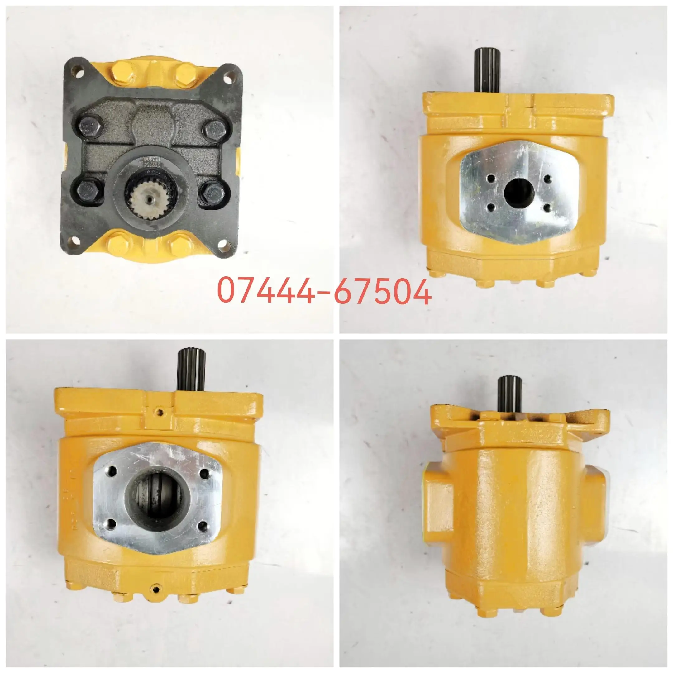 Высококачественный бульдозер Komatsu D60/D65/D75 трансмиссионный насос 07444-67504 Гидравлический масляный шестеренный