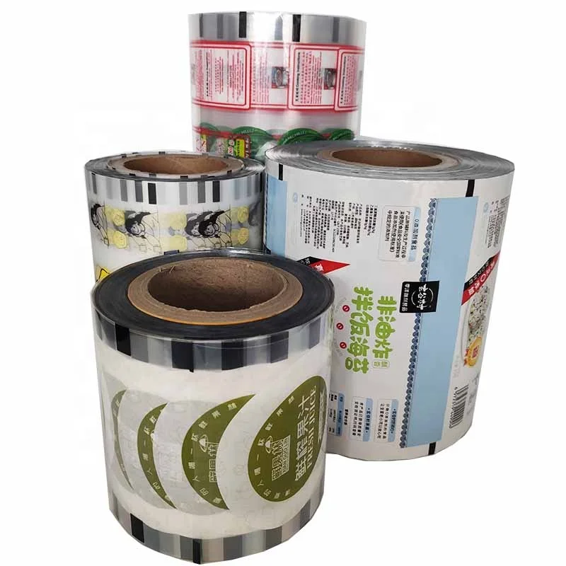 Custom potato chips packaging film roll laminating plastic metalized printed packing film roll for food