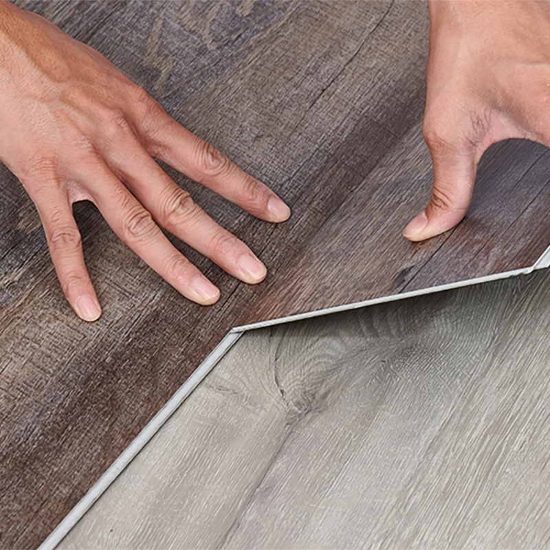 4mm 5mm 6mm fireproof rigid core pvc tiles parquet pvc vinyl spc click lock flooring