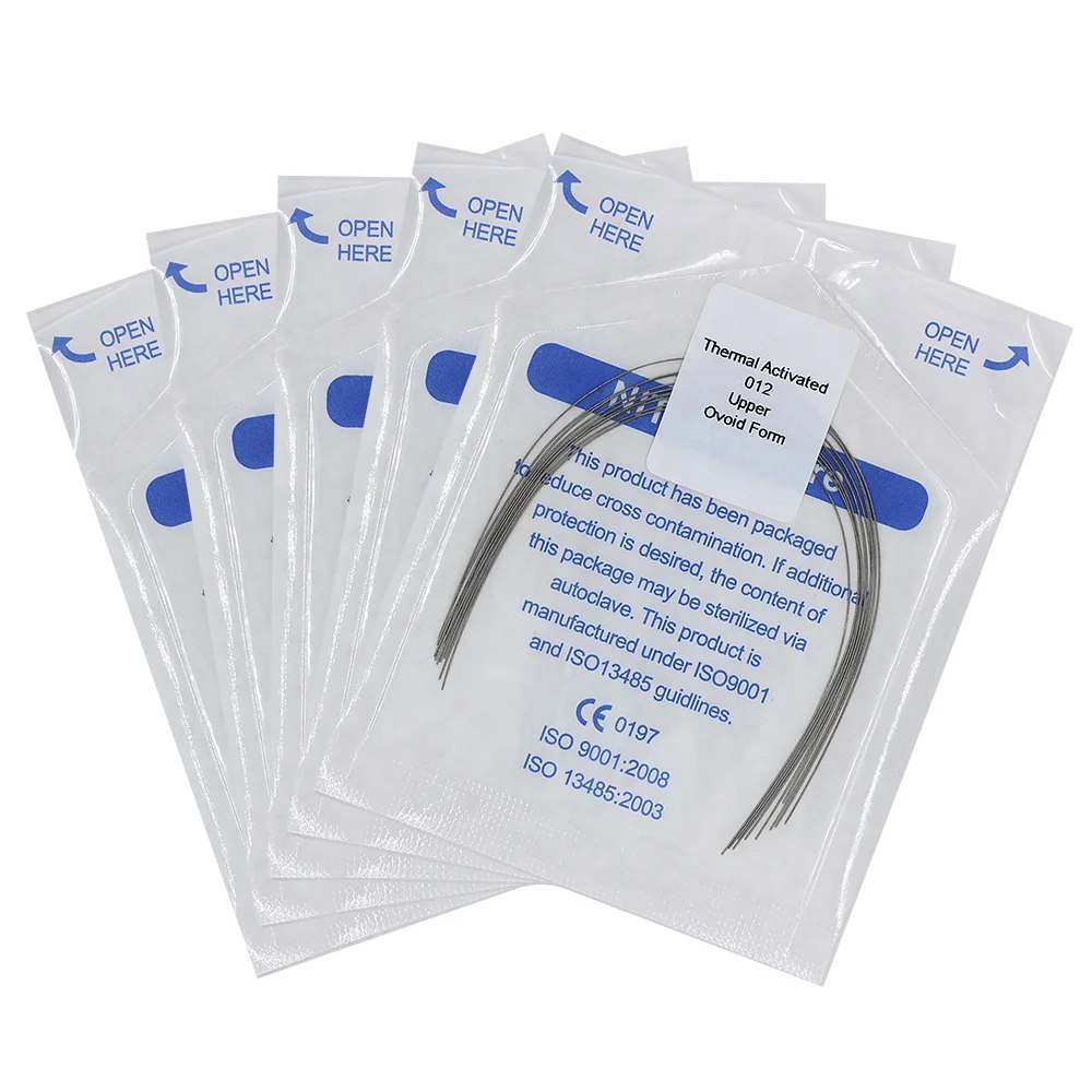 OEM supplier dental orthodontic super elastic Thermal Activated Arch Wire