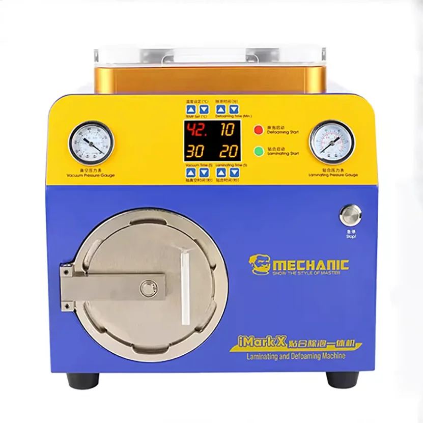 MECHANIC iMark X Intelligent Laminator Bubble Remover 2 IN 1 Machine for Straight Screen For IPhone HUAWEI OPPO Repair Tool