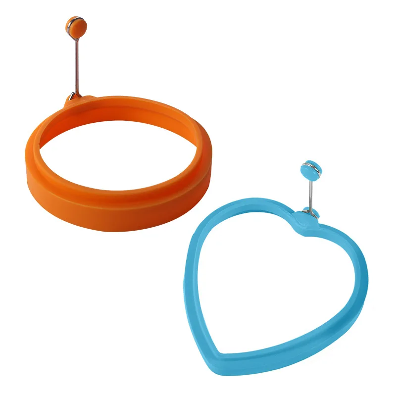 Non Stick Silicone Egg Ring Mold Food Grade Cooking Rings for Fried Eggs and Egg Mcmuffin Rings