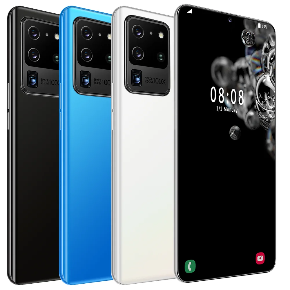 
new celulares S20U Plus Mobile phone 6.5 Inch Smart Phone 12+512gb Android telephone 