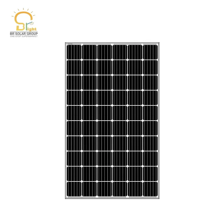 High quality half cell all black solar panels 250w 300w hbc bipv poly solar panels for solar power system