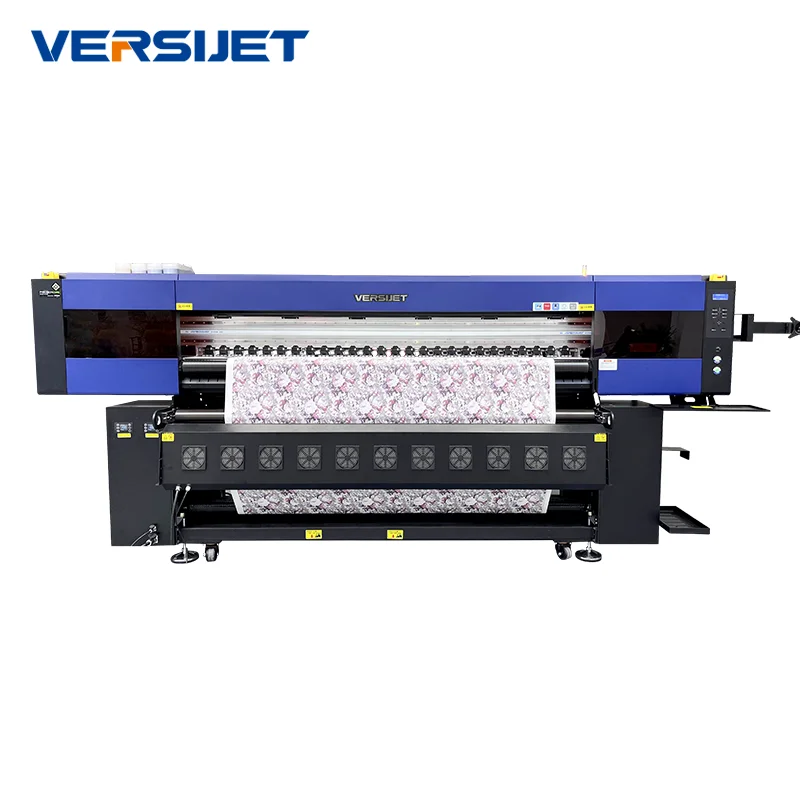High Quality Large Format Semi-Automatic Inkjet Sublimation Printer Roll-to-Roll Cloth Motor Engine 1-Year Warranty New Gear