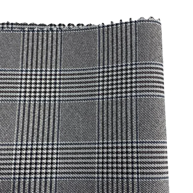 
Классическое черно-белое окрашенное белье houdstoot Бенгальское Тканое вискозное длинное эластичное платье для женщин 