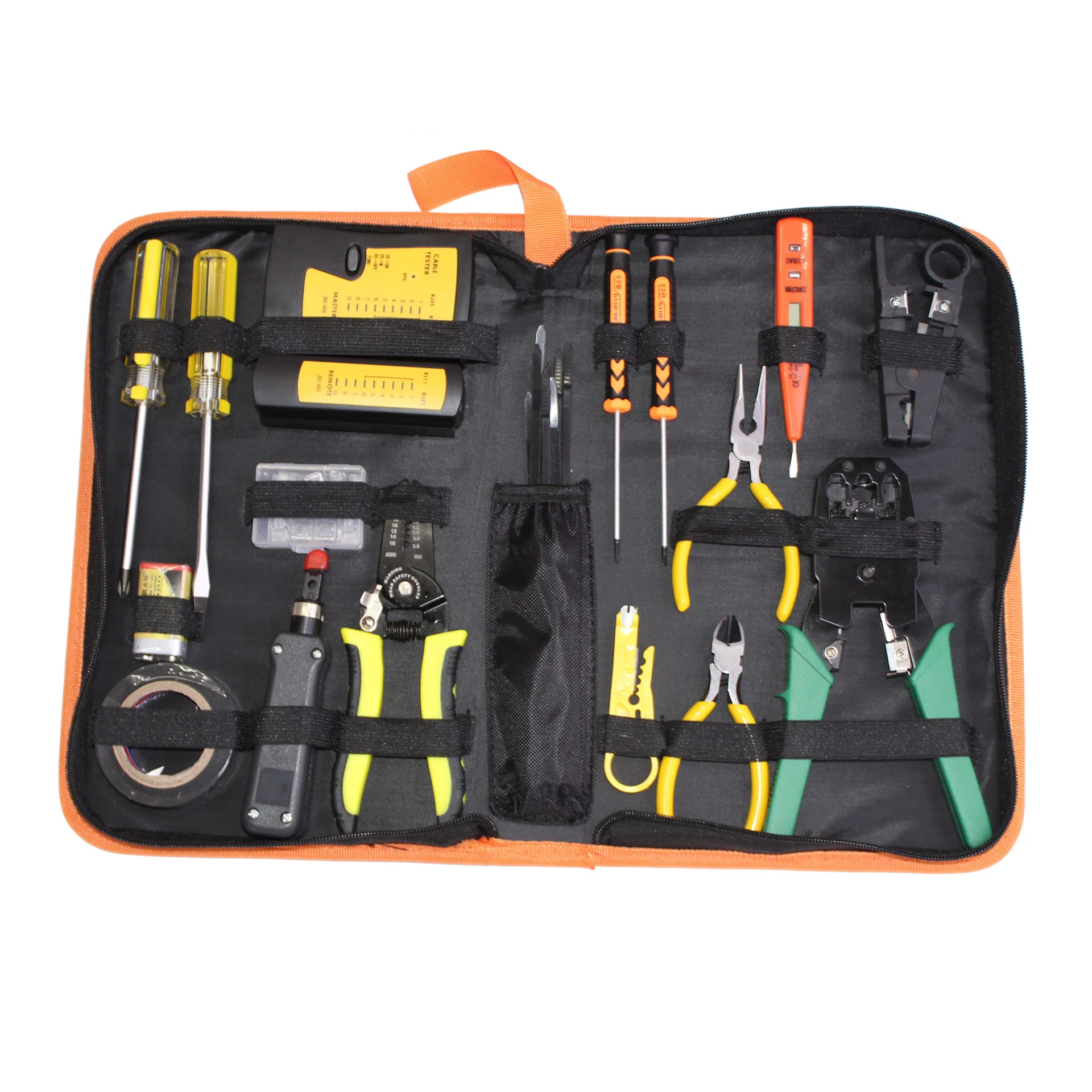 MT-5986 17 in 1 Professional Multifunction Computer RJ45 copper cabling telecom tool Network Termination Tools Kits