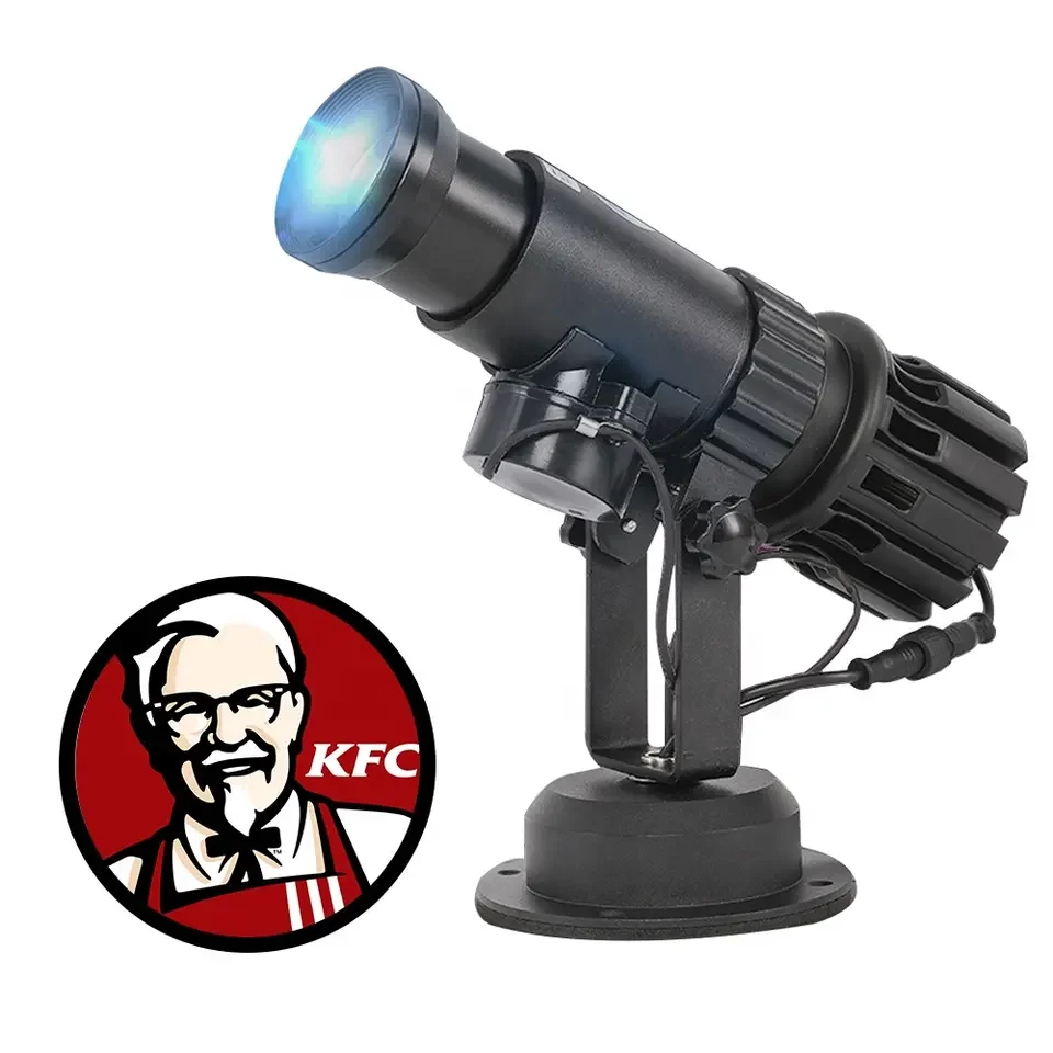 Advertising 30W Waterproof Static Commercial Advertising Gobo Static Led Logo Floor Projection Lamp