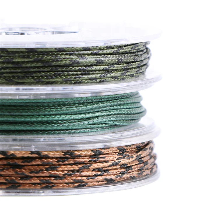 320yds  Carp Fishing Line Coated Hook Link 30LB 45LB 50LB 65LB Lead core line